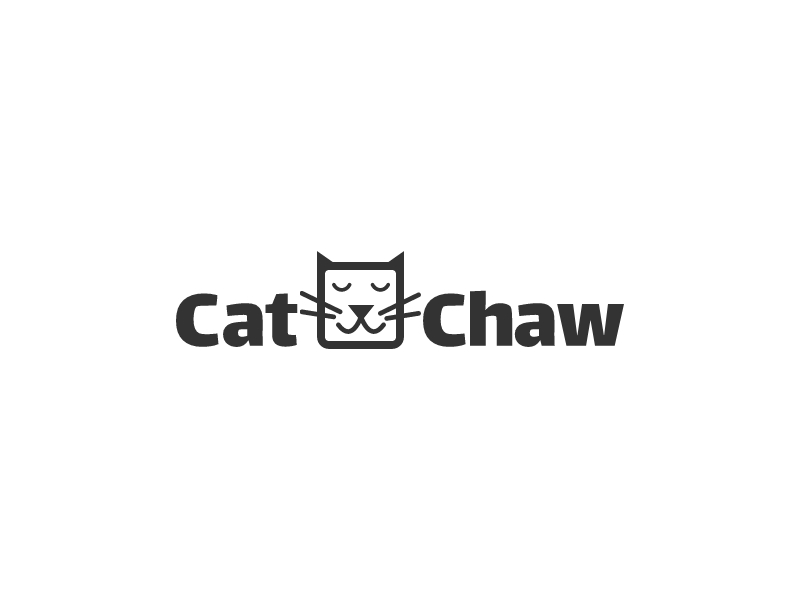 CatChaw logo design