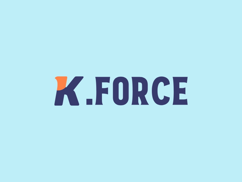 K.FORCE logo design