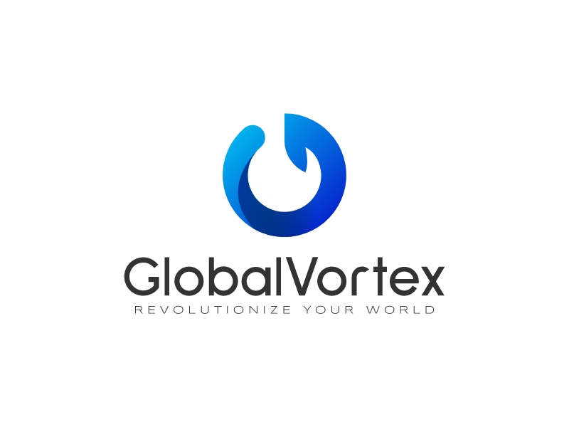 GlobalVortex logo design