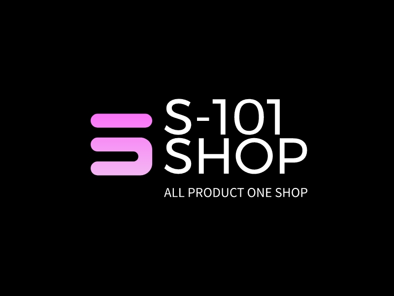 S-101 Shop logo design