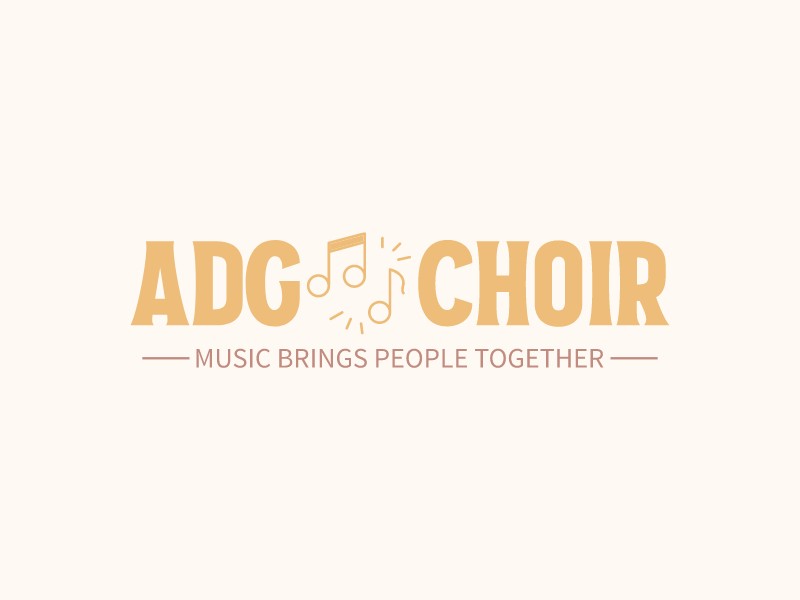 ADG CHOIR logo design