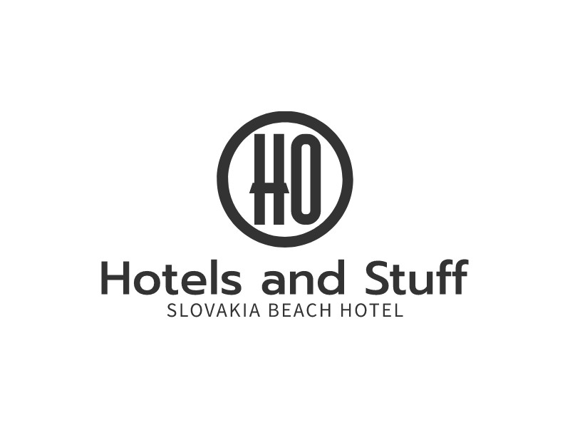 Hotels and Stuff logo design