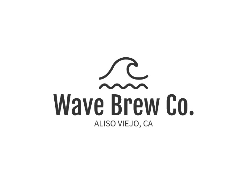 Wave Brew Co. logo design