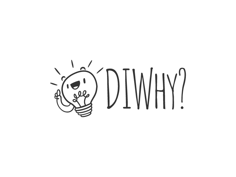 DIWhy? logo design
